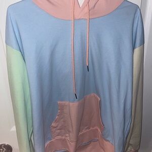 Multi-coloured hoodie